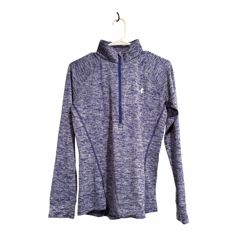 Under Armour Blue-Purple Half-Zip Pullover. Gently Used